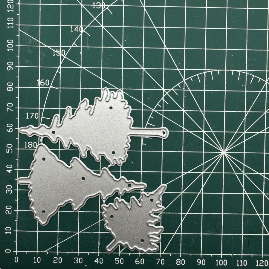 Image of Pine Trio Metal Cutting Dies For Scrapbooking, Card Making, Stencils, And Embossing Craft Decoration - New Arrival