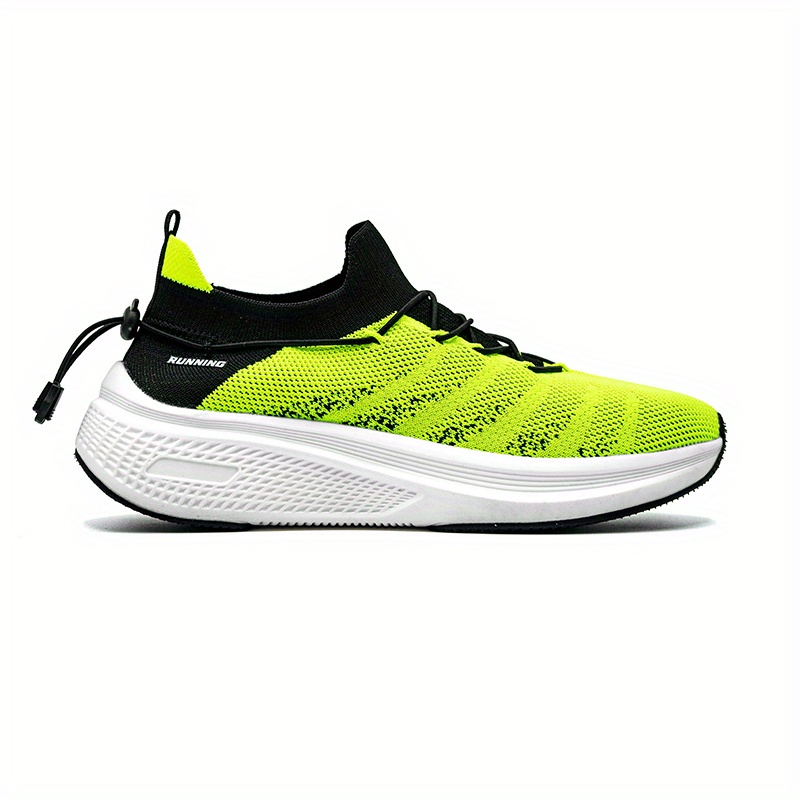 Men's Breathable Slip-On Sneakers Compatible for Running, Training & Gym - Low-Top - Casual Sneakers with Cushioned MD Sole, Striped/Checkered/ Color Options - -Terrain Wear (Gym, Outdoor, Everyday)