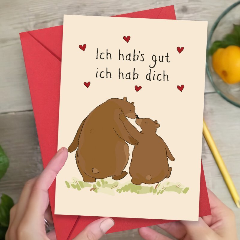 

1pc Greeting , "ich Hab " , - , For 's Day, , - For Husband