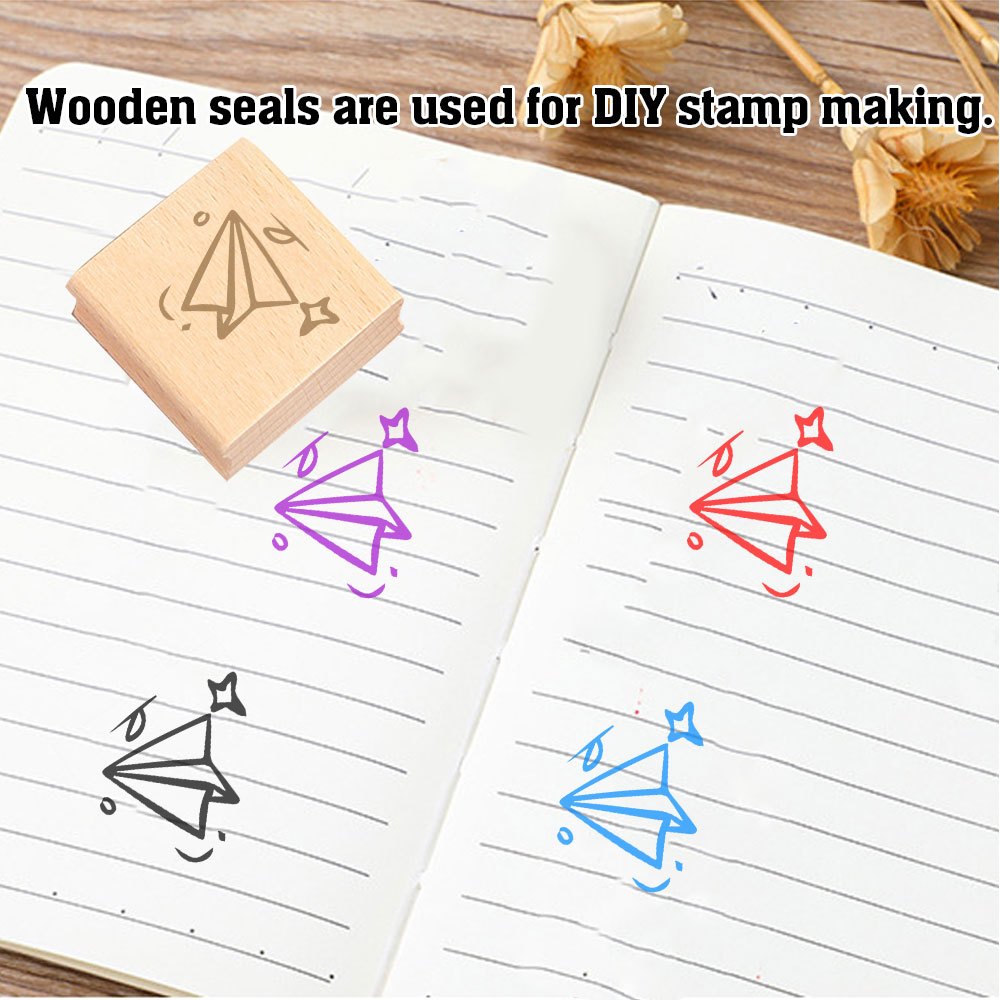 Wood Stamp for DIY Journaling and Scrapbooking