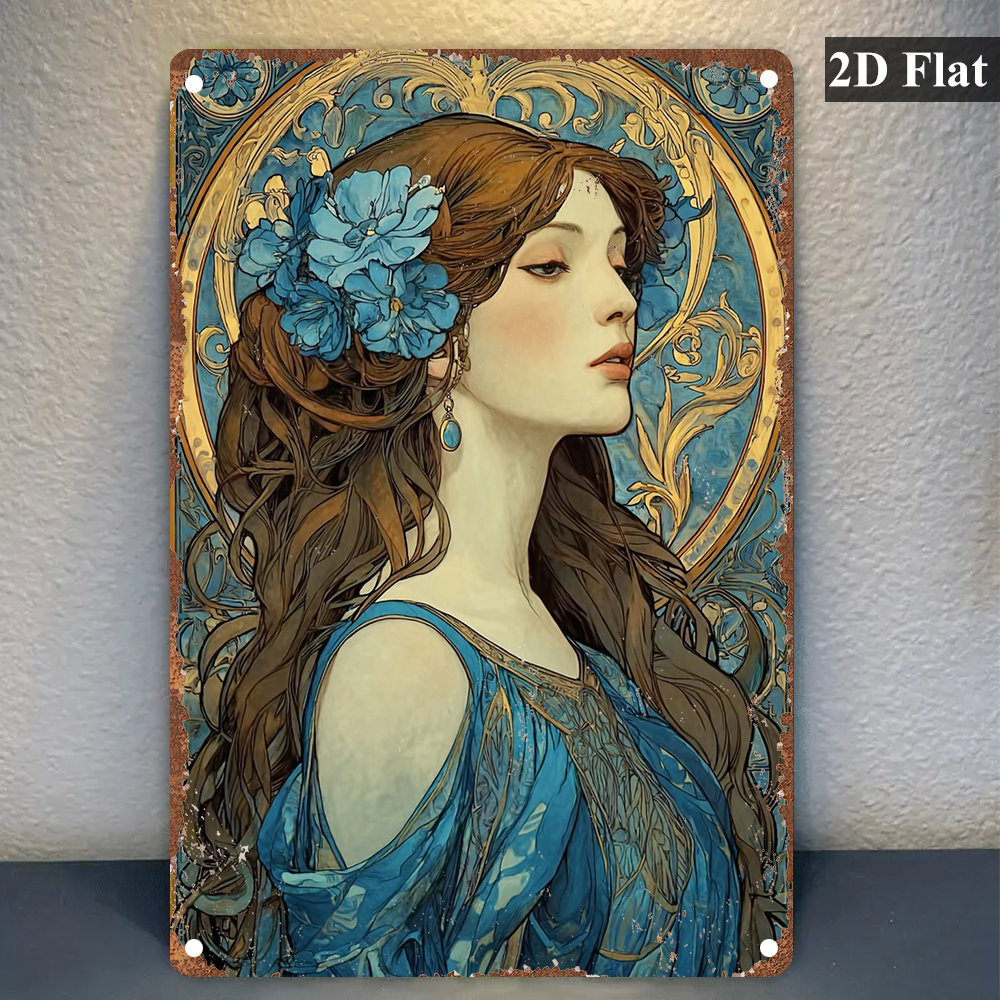TEMU 2d Flat, 1pc Vintage Metal Wall Art Sign - Alphonse 's 