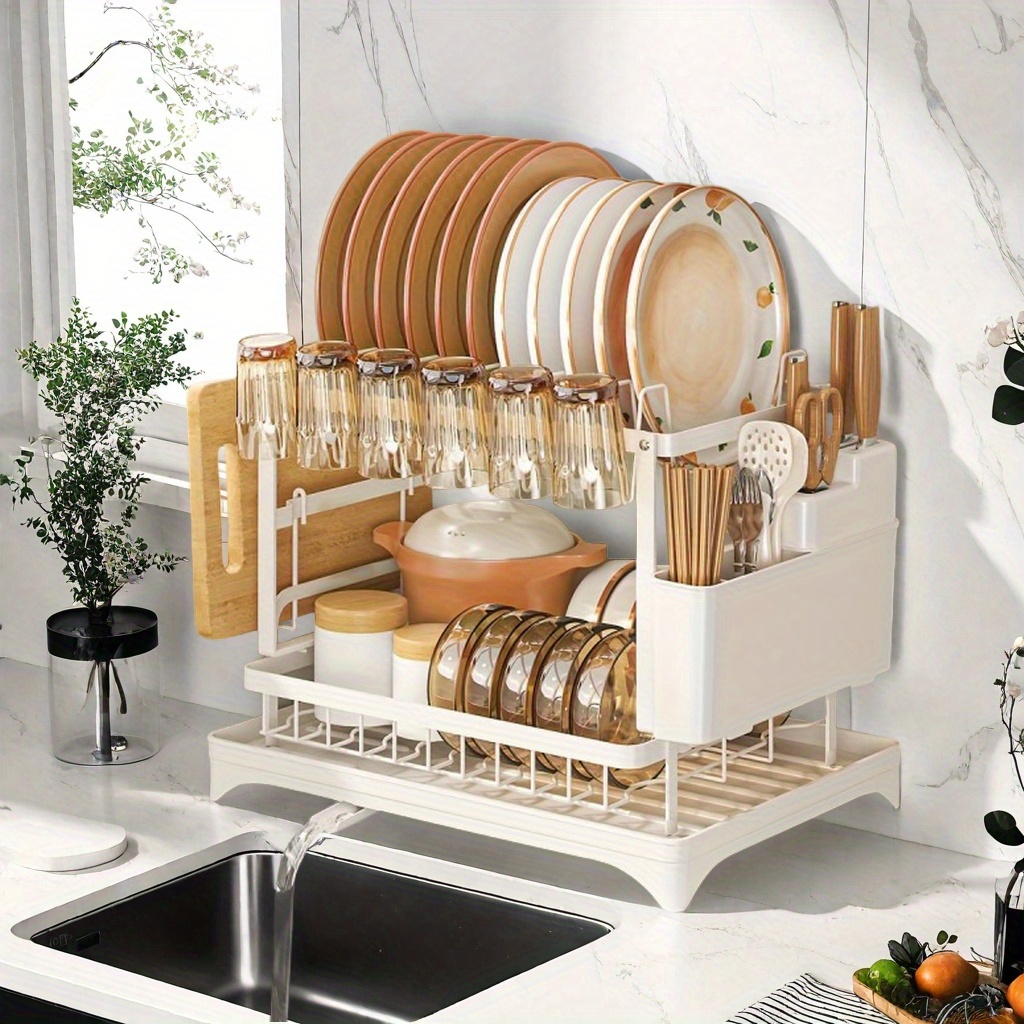 foldable dish rack double layer heavy duty Temu Mauritius