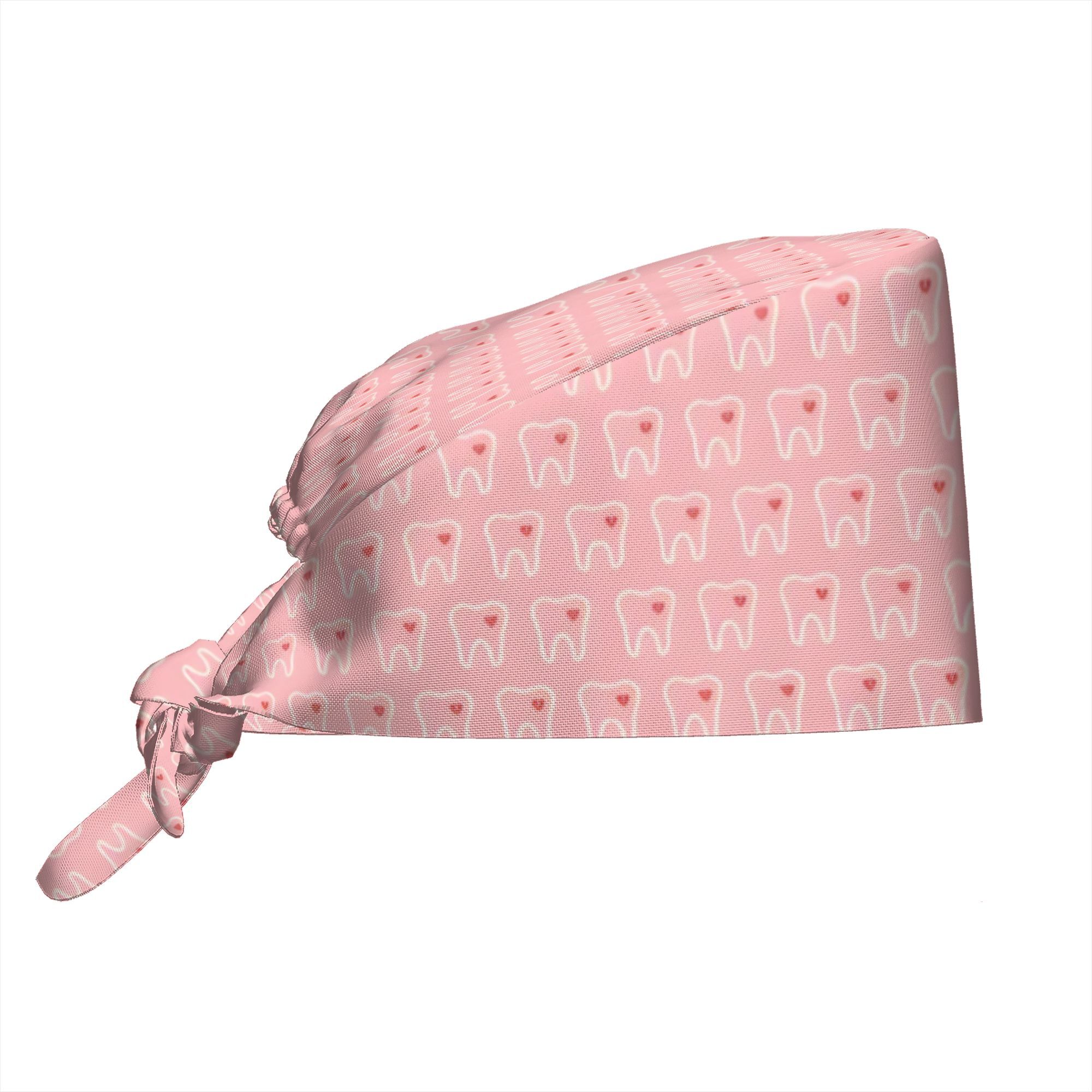 TEMU 1 bonnet de travail imprimé tendance pour femmes - un bonnet léger et ajustable, chapeau d'infirmière à , bonnet de chef et de cuisine