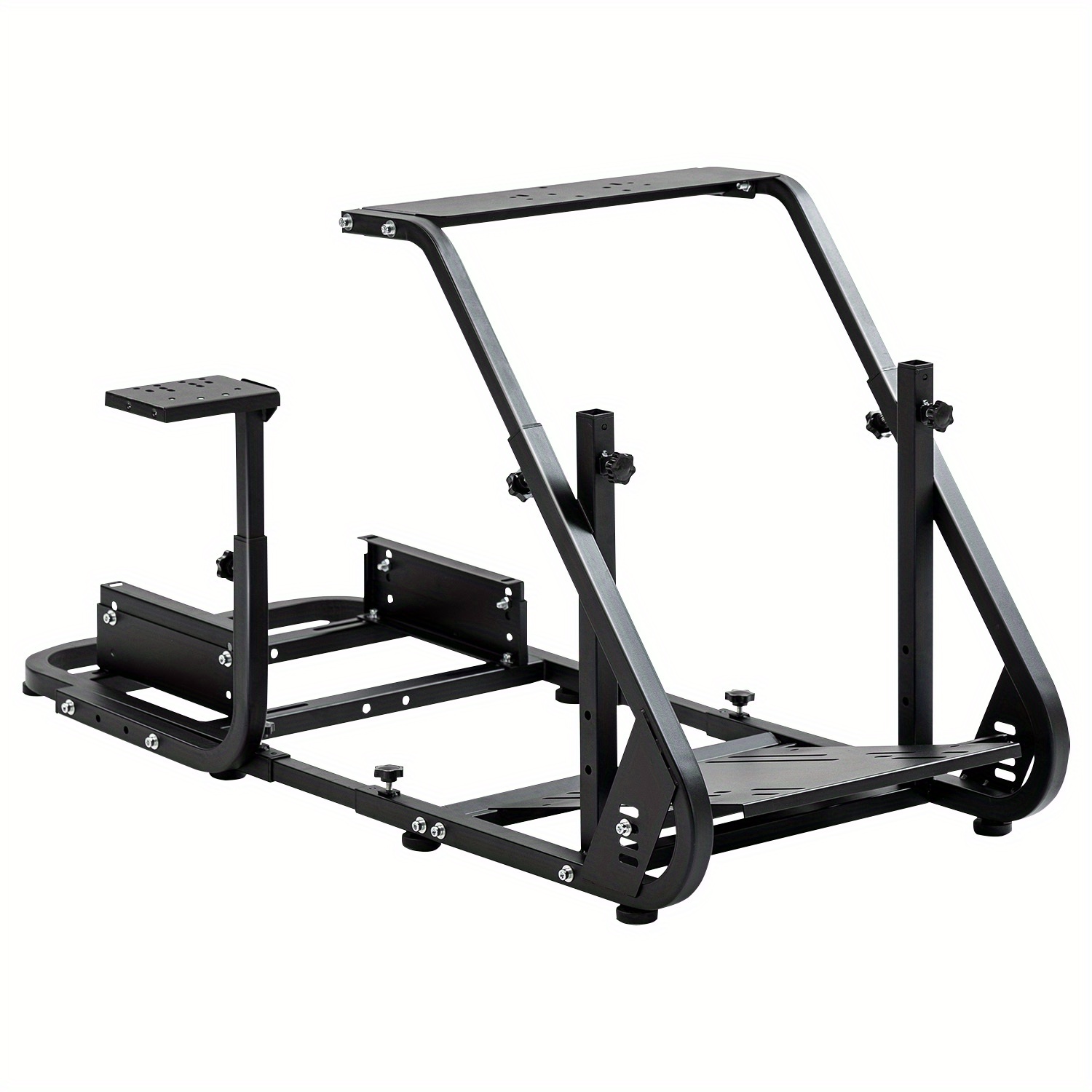 Image of Racing Simulator Cockpit Fits For G29 T300rs Gt T248 Ps Stable Adjustable Steering Wheel Stand, Wheel, Pedal, And Seat Not Included