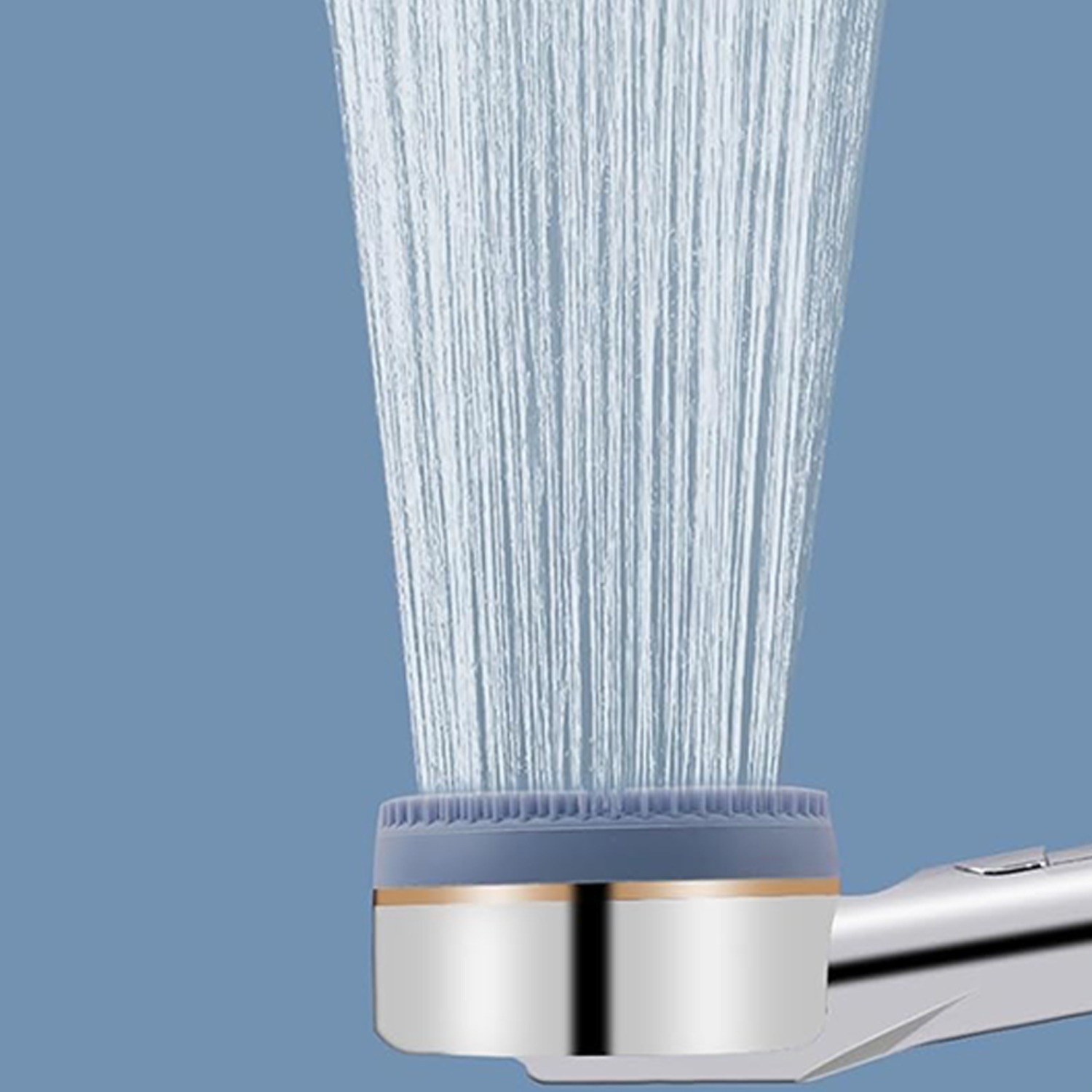 Rainfall Shower Head with 4 Jet Types Massage Spray