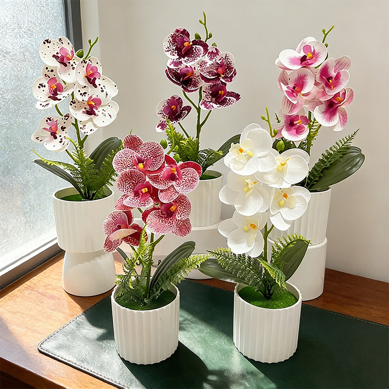 36 cm elegante en prachtige kunstmatige vlinderorchidee in pot