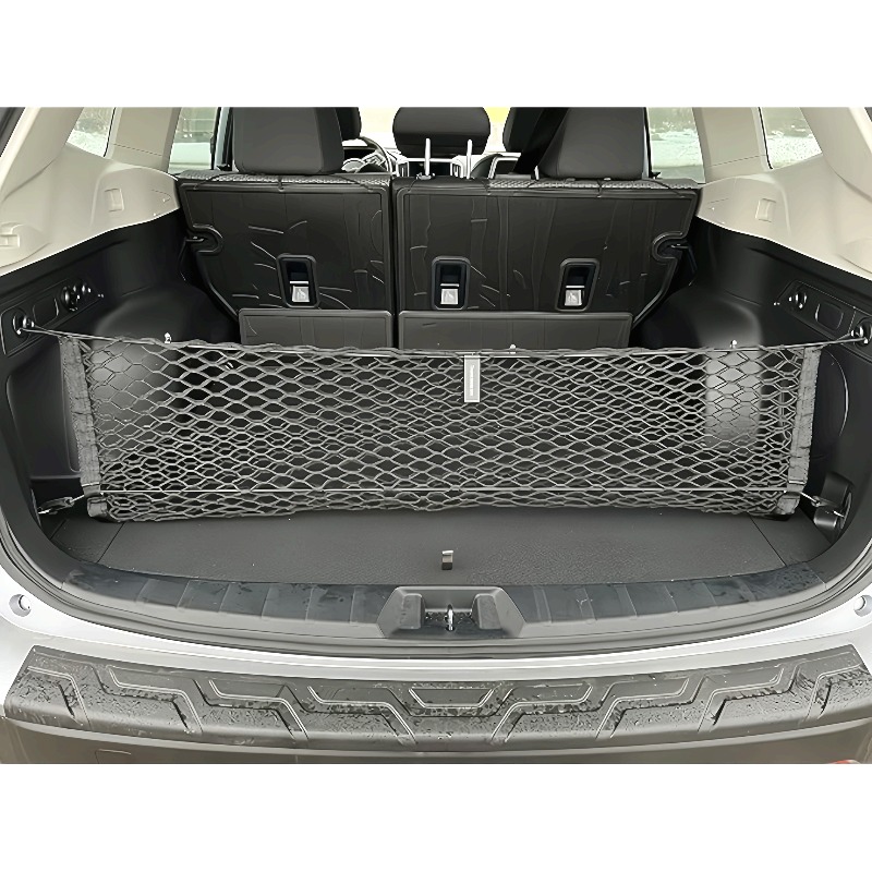 TEMU Envelope Style Elastic Car Net Organizer Fit For Forester Luggage Storage Accessory For Suv Vehicle Use