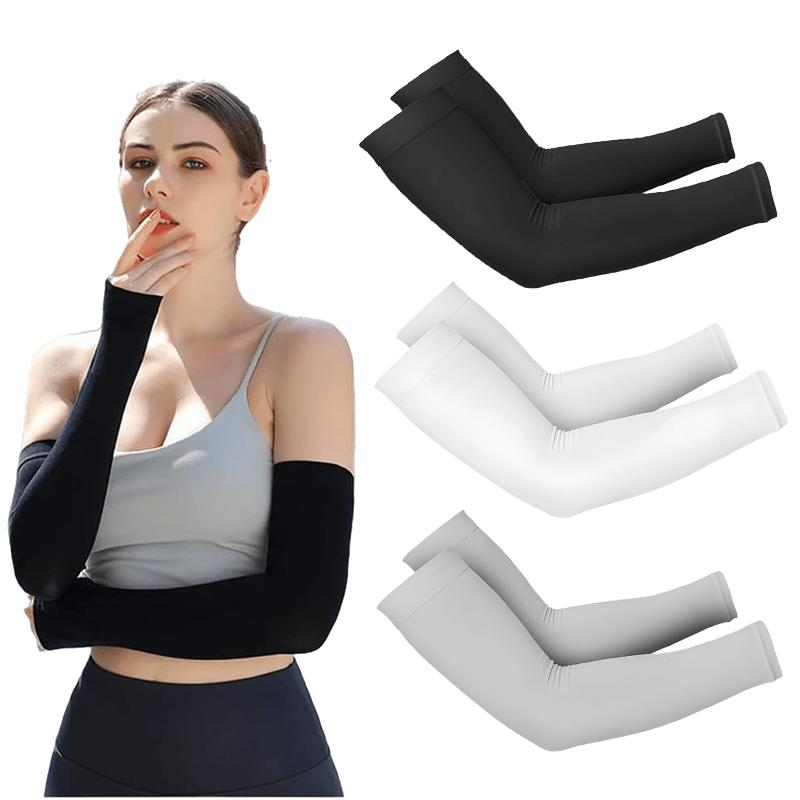 men's women's white arm sleeves Temu United Kingdom