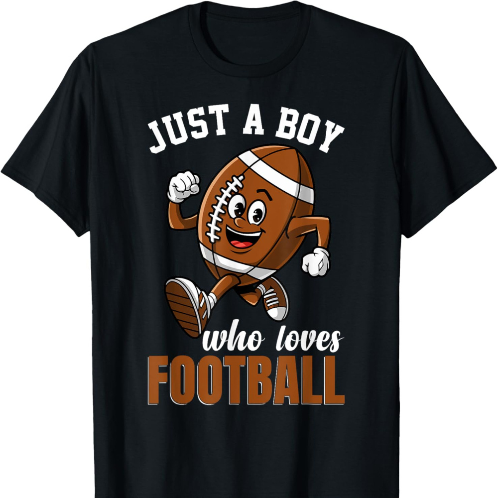 

Field , Boys' T-shirt - Soft Cotton, Breathable & Comfortable Short Sleeve Tee With Fun Cartoon Design - Perfect Gift For Sports Fans