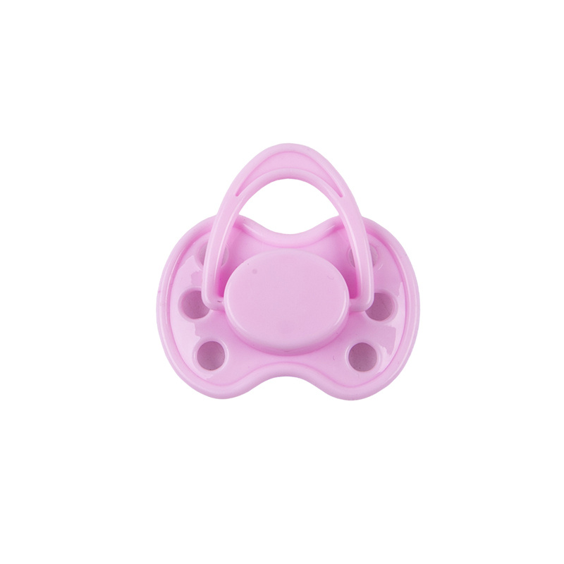 TEMU Diy Magnetic Pacifiers For Dolls - Handcrafted Plastic With Heart-shaped Design, Ideal For Doll Accessories & Gifts, No Electricity Required,