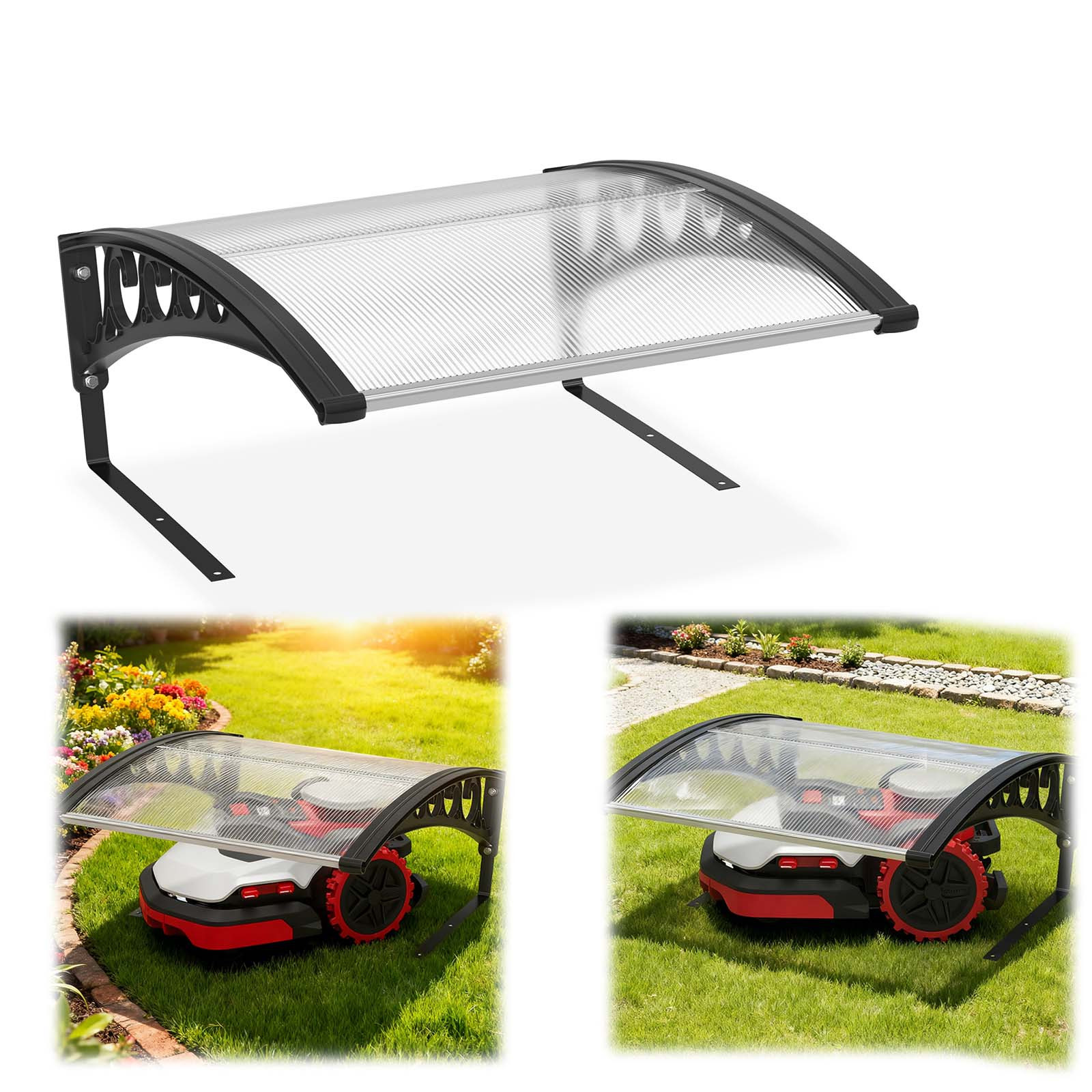 Robotic Lawnmower Garage Roof Carport Carport Lawnmower Roof For Lawnmowers Protective Cover - 103 X 81 X