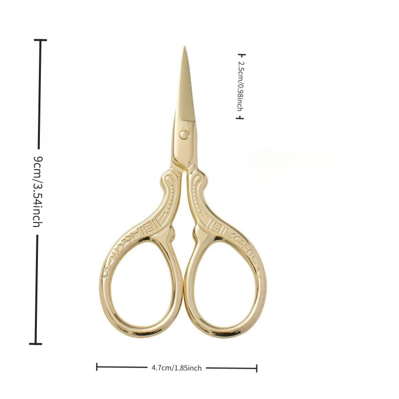 Image of Retro Stainless Steel Small Phoenix-shaped Hair Clipper For Home Use- Perfect For Sewing, Trimming Eyebrows And Removing Thread Ends.