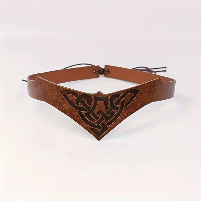 TEMU celta vikinga de 1 pieza, accesorio de cosplay medieval, vintage ajustable para disfraces LARP