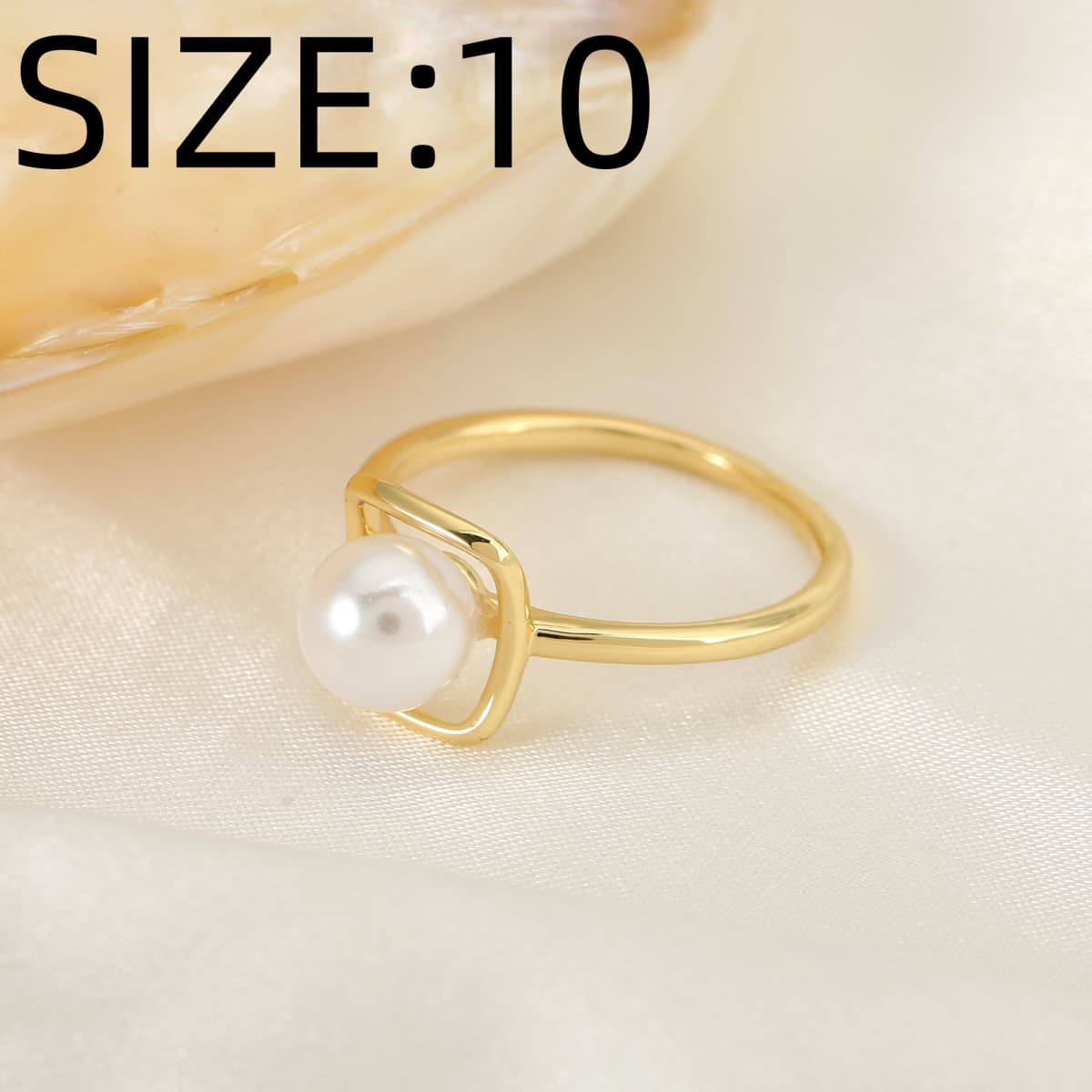 Unisex Copper Starlight Dotted Personalized Fashion Ring
