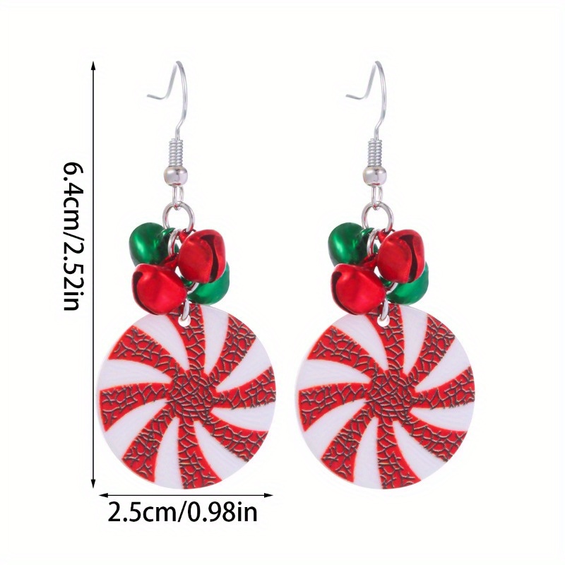 Women's Fashionable Drop Earrings with Christmas Vibe