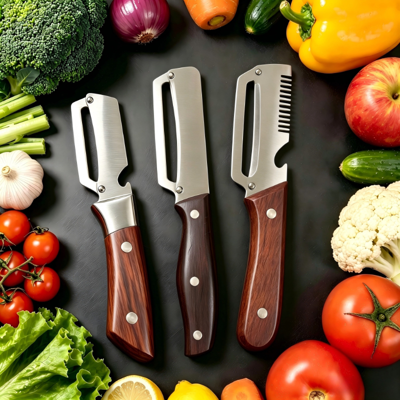 -function Peeler 3pcs Set Stainless Steel Melon Peeler Scraper Fruit And Vegetable Peeler Slicer Kitchen Tool