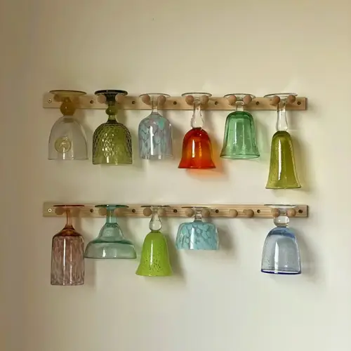 wine glass rack sold on Temu United States