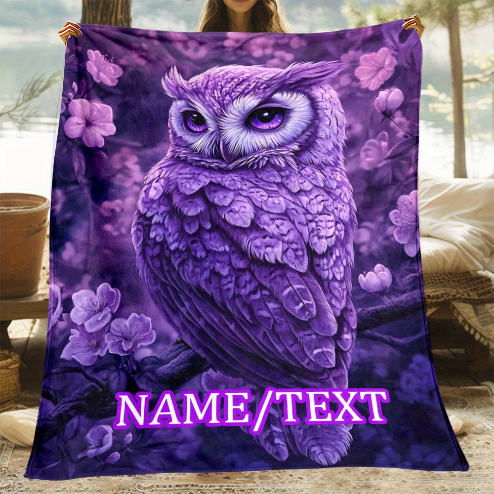 

Customizable 1pc Fleece Blanket, For Sofa, Bed, , , , And Bed - Polyester Blanket And , For Or