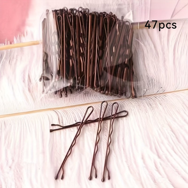 TEMU Fermacapelli a a singola da 47/97 pz., accessorio per capelli , per fissare acconciature di tendenza, design elegante a donne e saloni di per