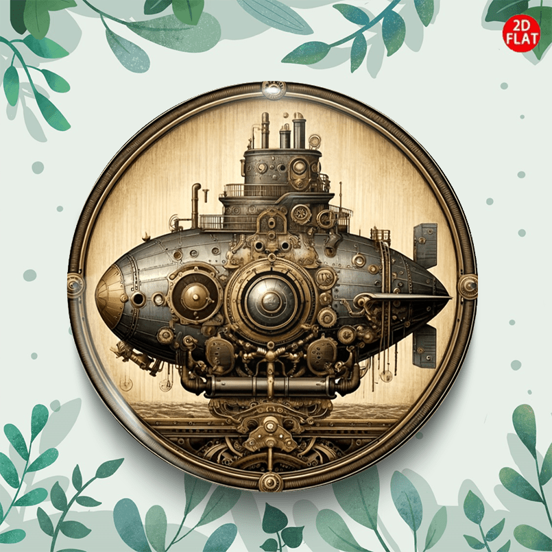Classic Submarine Brooch Pin, Perfect for Outfits and Accessories