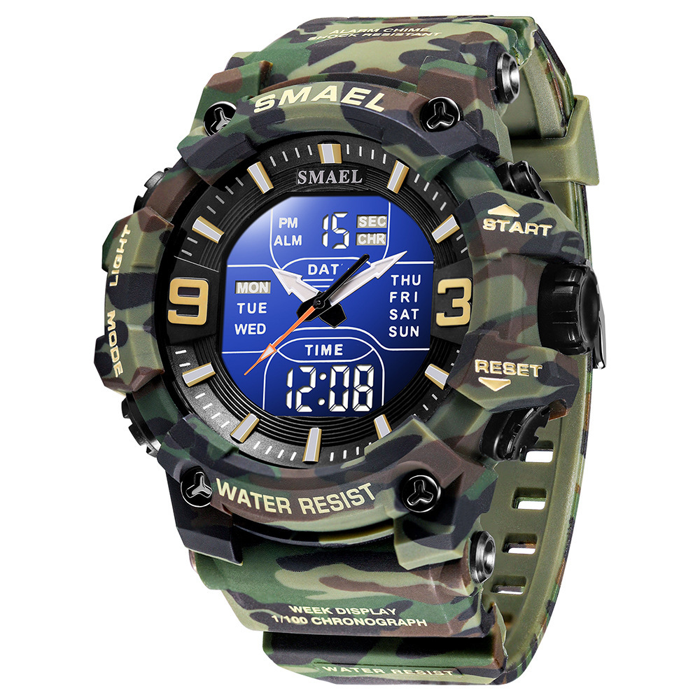 TEMU Stylish Men's Watches, Camouflage Men's Watches, Precise Chronograph Watches, And Fashionable Chronograph Watches, Business Men's Wristwatches,