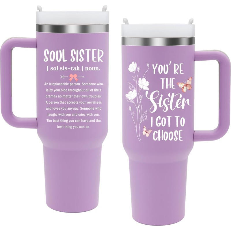 

Gifts For Women - Best Friend Gift - Best Friend Birthday Gifts For Women, Gifts, Christmas Birthday Gifts For Best Friend, Cup (40 Oz, With Lid & Straw)