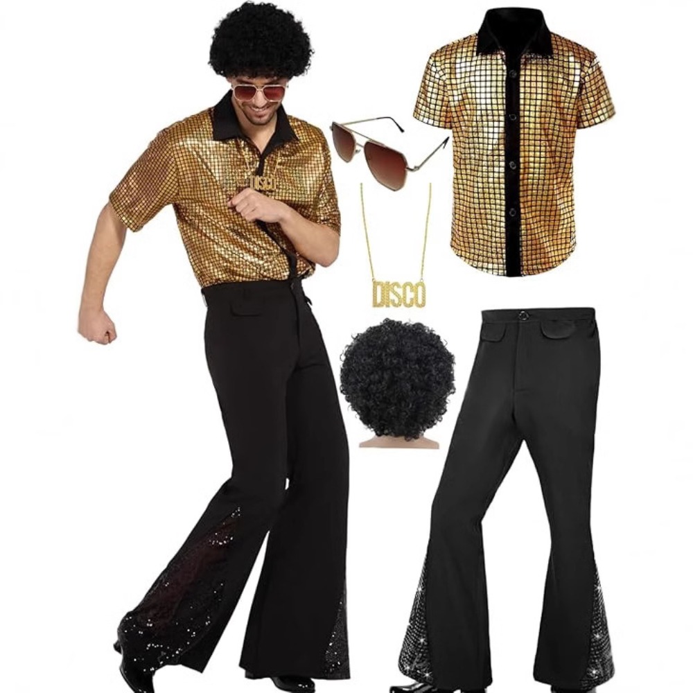 costumes accessories mens 70 suit set disco retro - Temu Mauritius