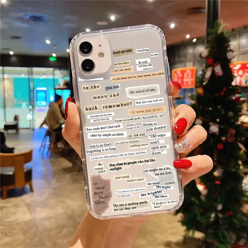 Aesthetic Quote Phone Cases With Sayings Romantic Quotes Love Aesthetic Clear Phone Case Cover Temu Aesthetic Quote Phone Cases With Sayings Romantic Quotes Love Aesthetic Clear Phone Case Cover Temu