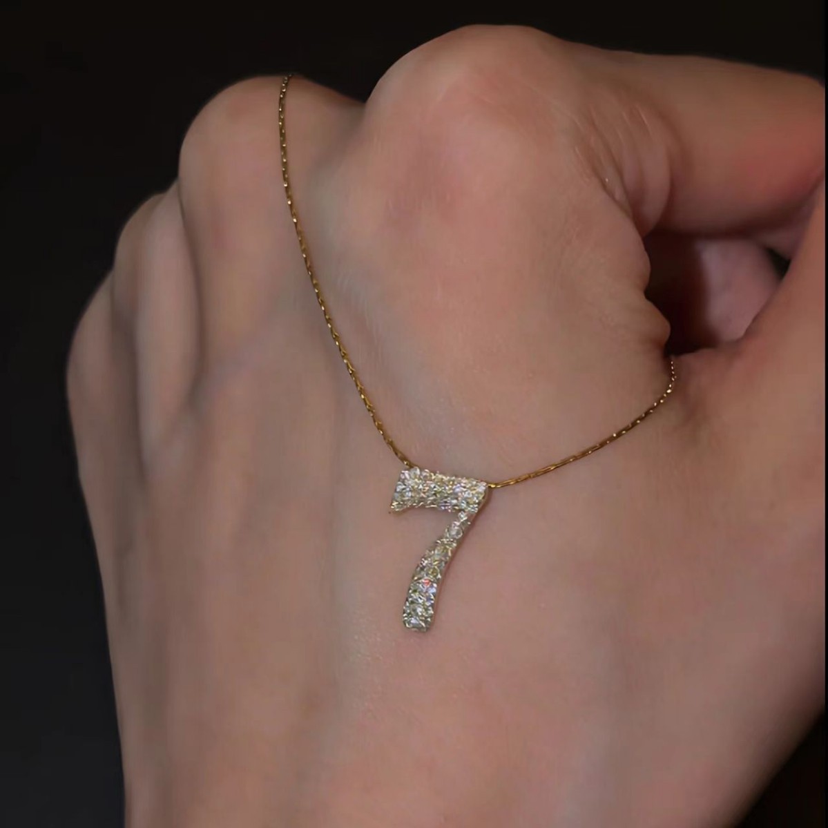 TEMU Collier avec Placage, Pendentif en Strass, Convient pour un Usage , Cadeau de Fête du Printemps pour la Saint-Valentin, Mardi Gras ou Occasions
