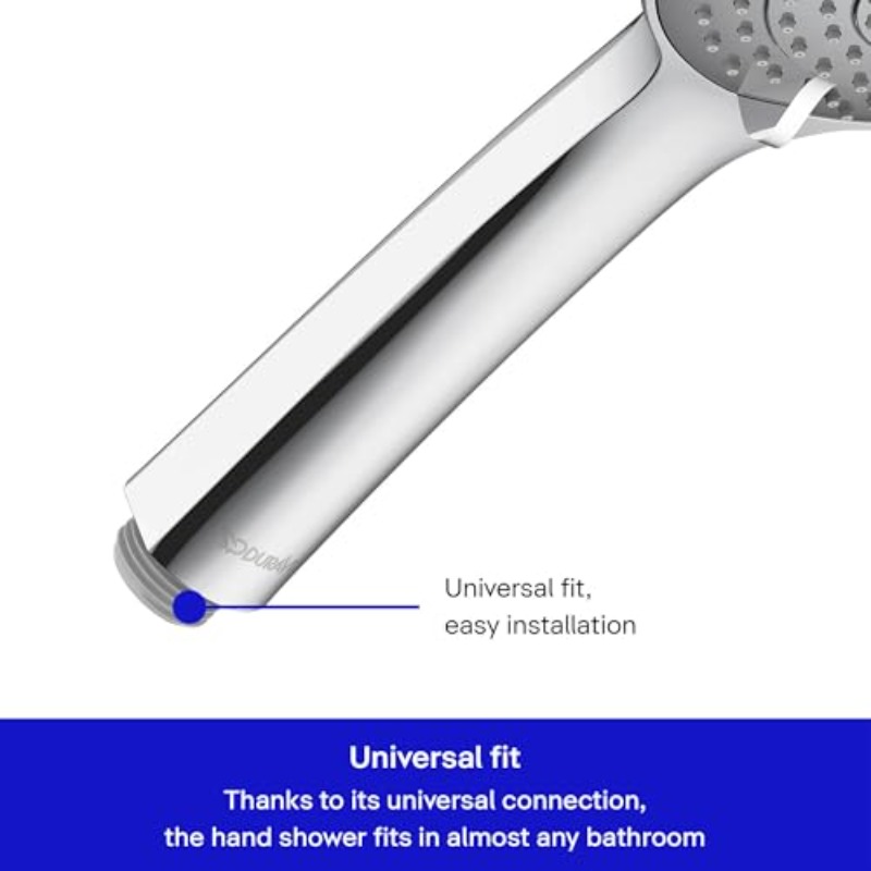 Universal Handheld Shower Head with 3 Jet Types