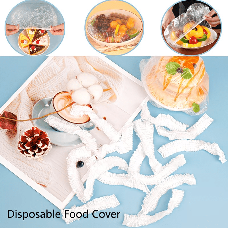 Transparent Plastic Food Wrap for Snacks and Ingredients
