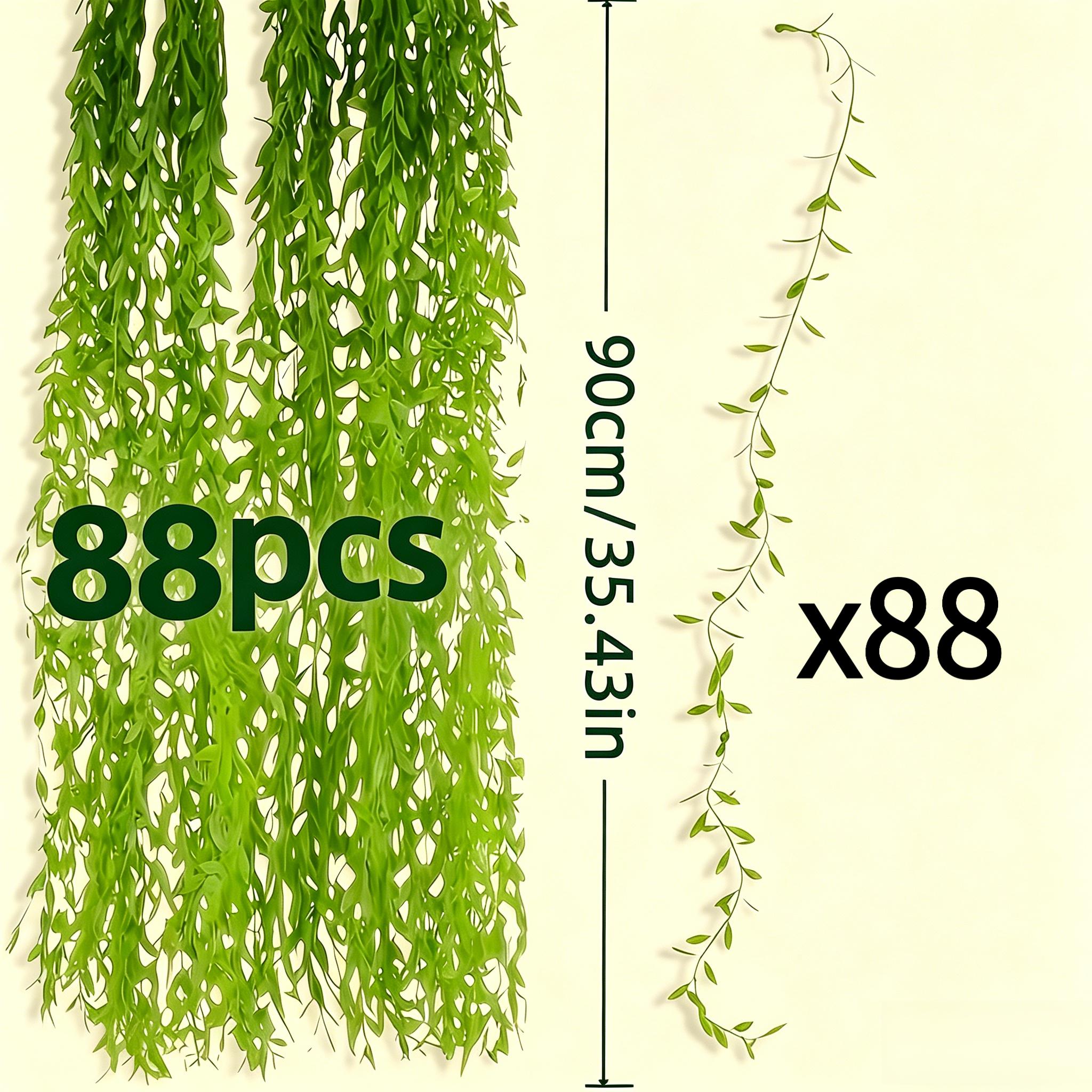 Image of 88pcs Artificial Evergreen Artificial Green Plant Outdoor Wedding Shopping Mall Decoration Does Not Maintenance