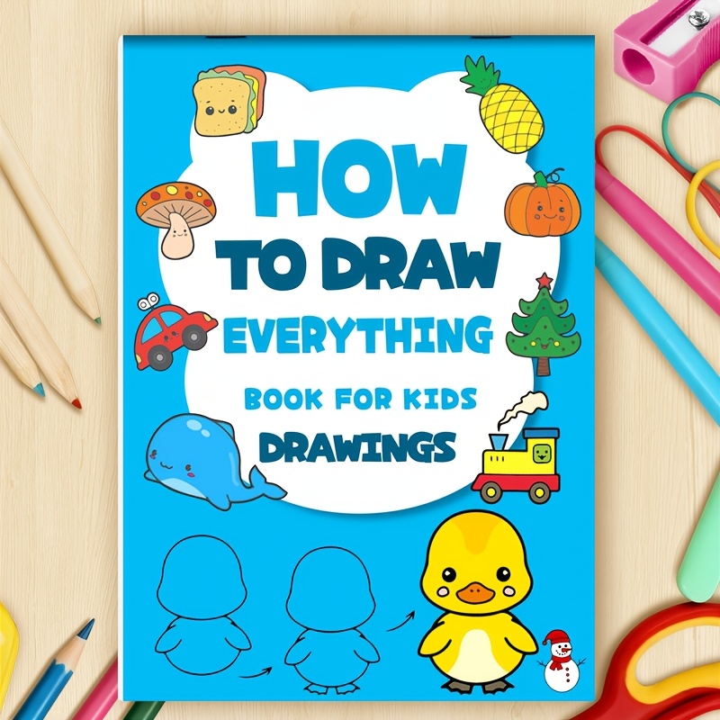 200 steps creative drawing book durable paper art learning painting supplies educational art activity book for cultivating   and motor skills gift for art enthusiasts easter christmas birthday present