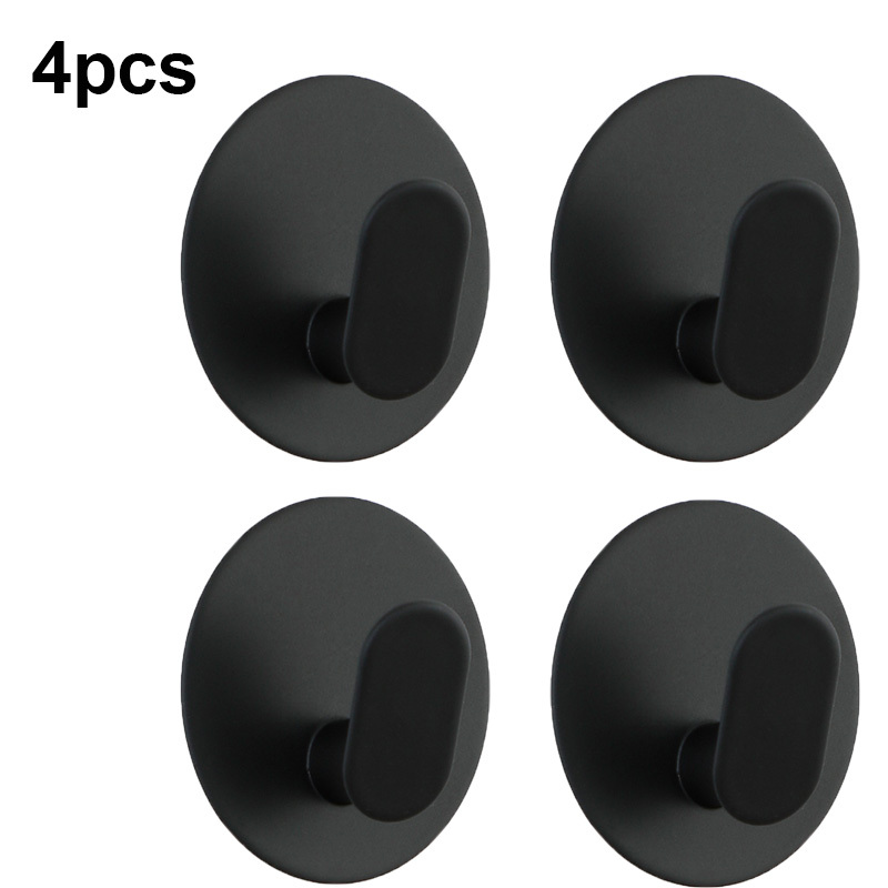 TEMU Utility Hooks, Modern Matte Black Towel Hooks, Bathroom Hooks For Towels, Shower Hooks For Inside Shower Bulk, Bathroom Robe Hook For Bathrooms,