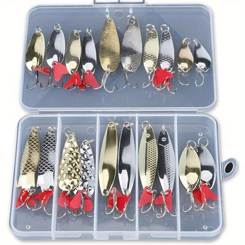 4pcs 1/6oz metal fishing spoon lures - white with minnow design, single  hook for saltwater/freshwater , walleye, pike trout, fishing lures and baits,  pattern lure - sports & outdoors - Temu
