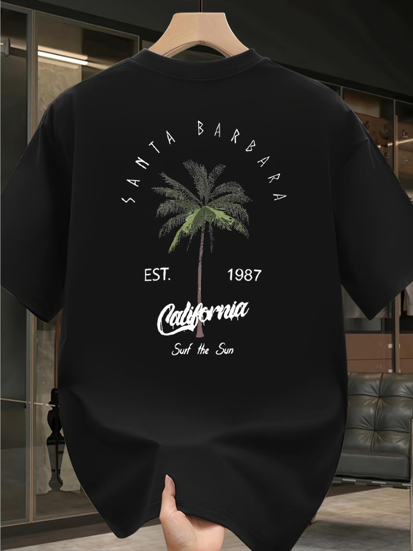 Maglietta Uomo 100% Cotone 180g Collo Tondo Stampa Trendy Fresco Nuova Collezione Estiva Vestibilità Regolare_viptrois.com