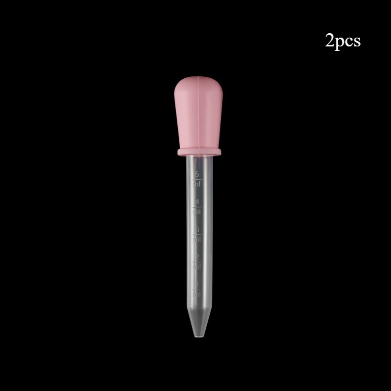 E-shop 2 Stück 5ml Klare Silikonpipetten mit Graduierung - Präzisionsmesswerkzeuge für Epoxidharz, Süßigkeitenformen, Schmuckherstellung,