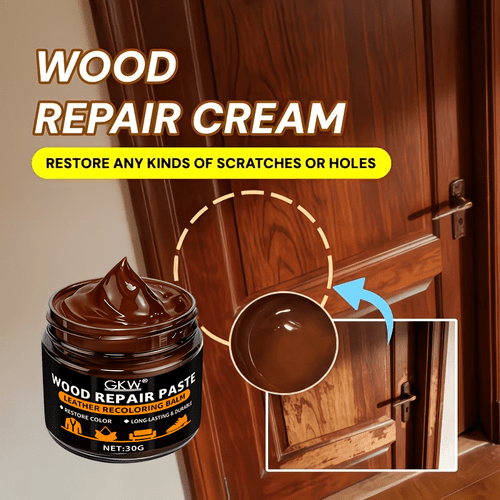 wood repair paste furniture repair cream brown repair paste suitable for repairing scratches and fading suitable for wooden doors windows cabinets tables and chairs floors and office furniture