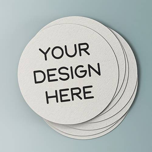 100pcs custom coasters suitable for weddings birthdays parties personalized drink coasters with your photo your own designs for table protectors home decor party decorations paper coaster plates