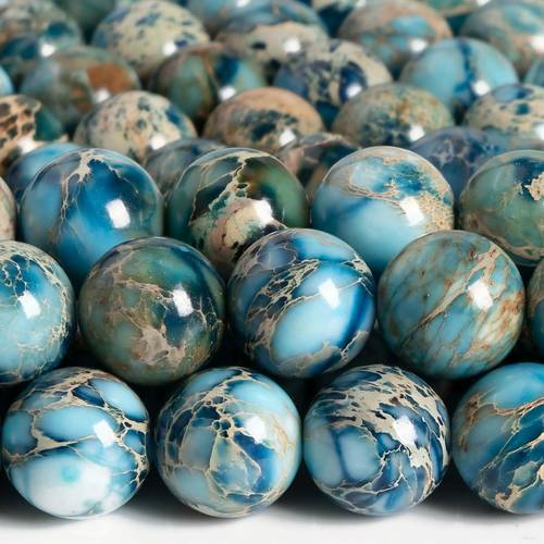 aaa natural stone beads turquoise marbled gemstones spherical beads for jewelry making necklace bracelet earrings elegant marble patterns in blue green black gray christmas