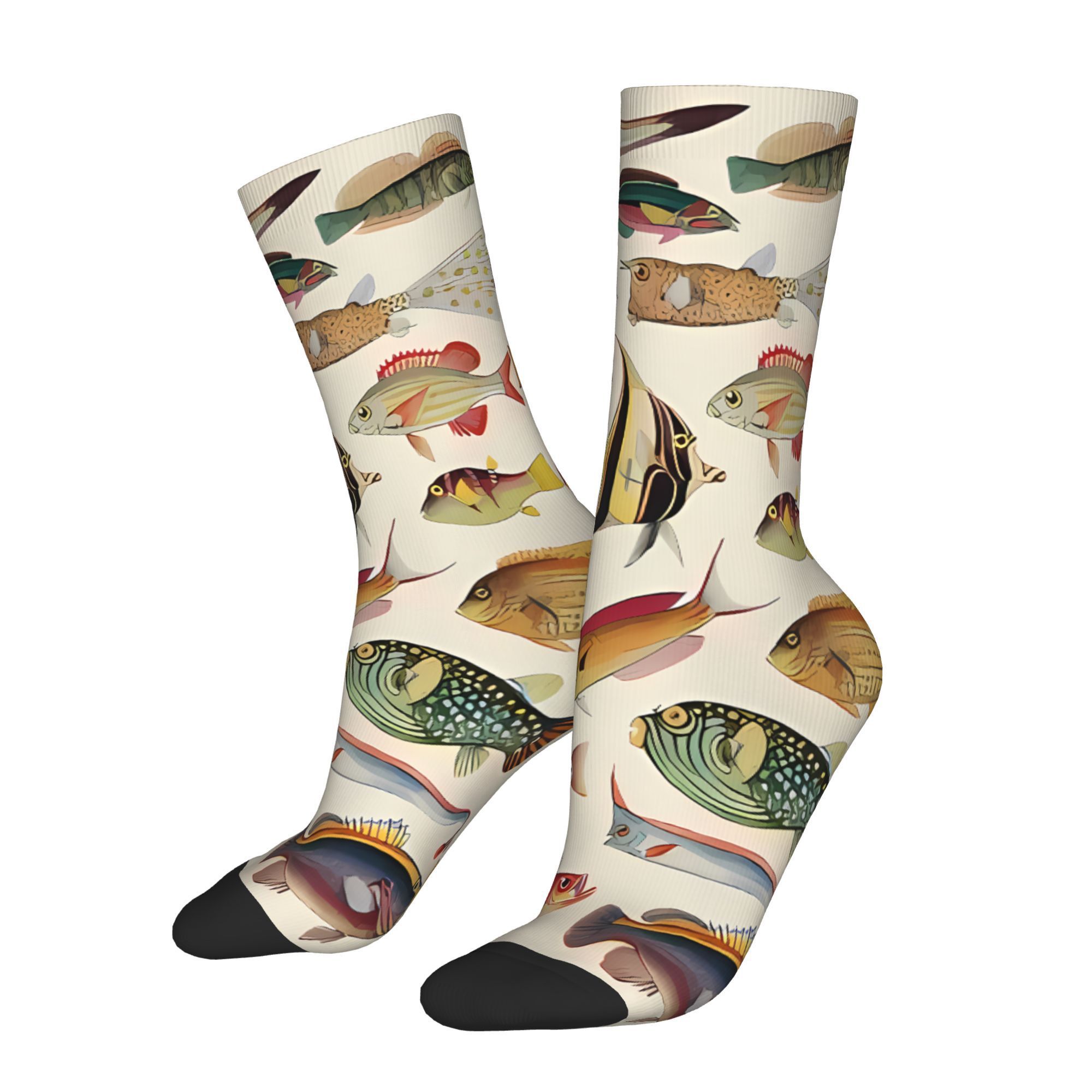 

Fish Sock Printed Man Polyester