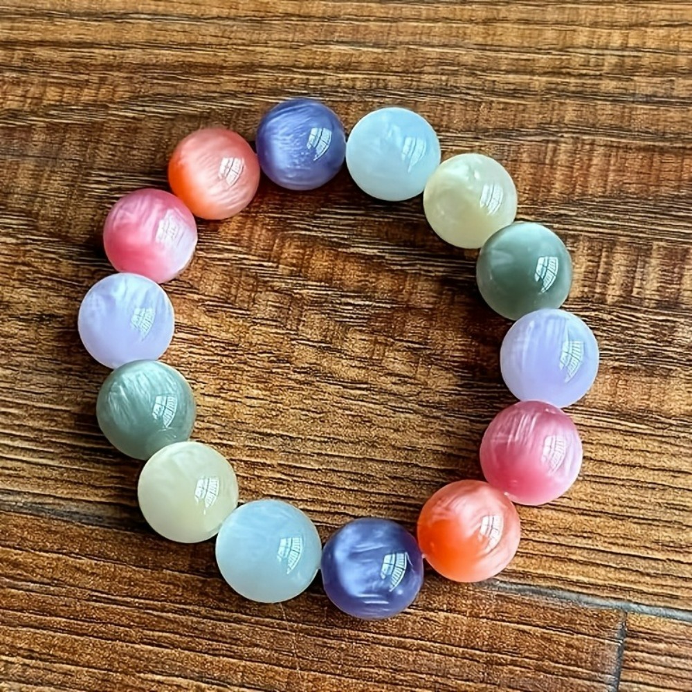2pcs Color-Changing Bracelet Set with Random Color Postcard