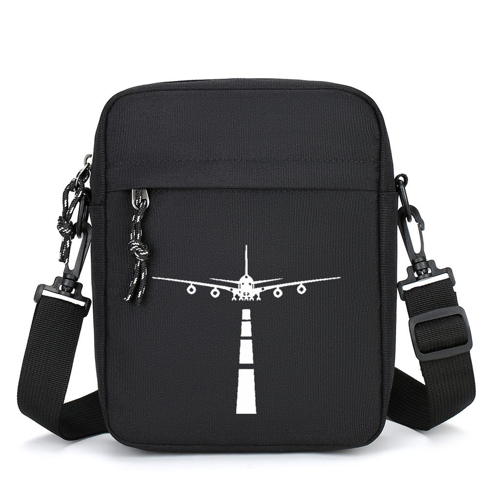 TEMU 1pc Minimalist Versatile Airplane Print Crossbody Bag, Multi-functional Large Capacity Shoulder Bag, Phone Bag, Suitable For Daily , Ideal Gift