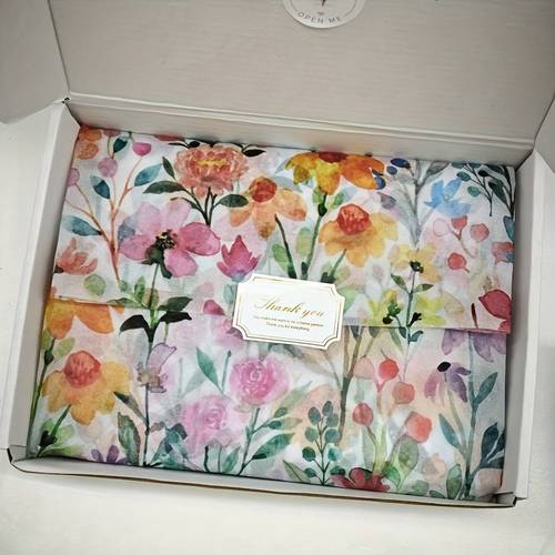 10 sheets hand painted watercolor floral pattern gift wrapping tissue paper 20 inch x 14 inch gift wrap suitable for weddings easter gifts crafts birthday gift wrapping gift bag fillers party favors