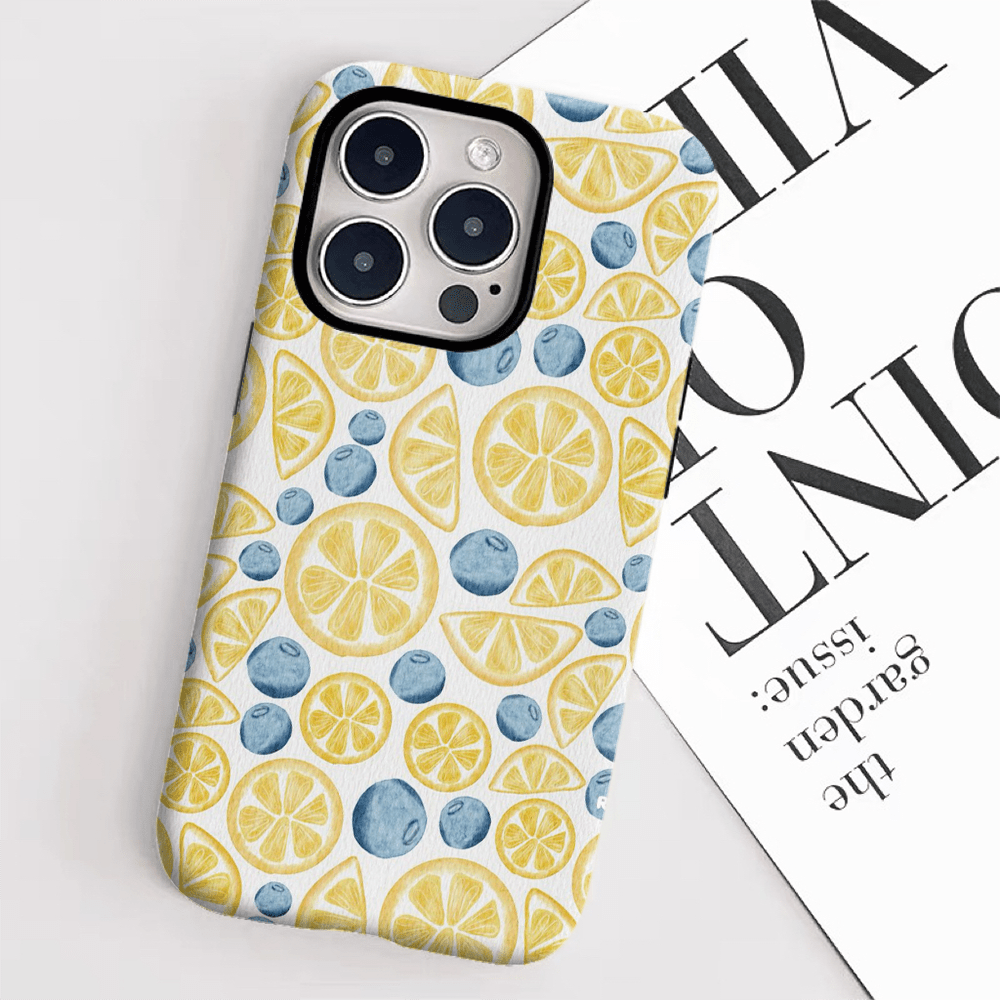 TEMU Blueberry Phone Case For Iphone 17, 16pm, 15pm,13/ 13mini, 12 /11 Xsmax 7 Se2 Glossy Finish, Mobile Accessory, Smartphone Case, Stylish Case,