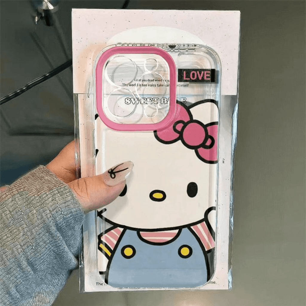 

Sanrio Stylish Cartoon Cute Phone Case, Suitable For 15 Pro/14 Pro/13 Pro/12 Pro/12/11/11 , Tpu Material, Featuring Graffiti Prints, Compact, And Provides Drop And Protection.