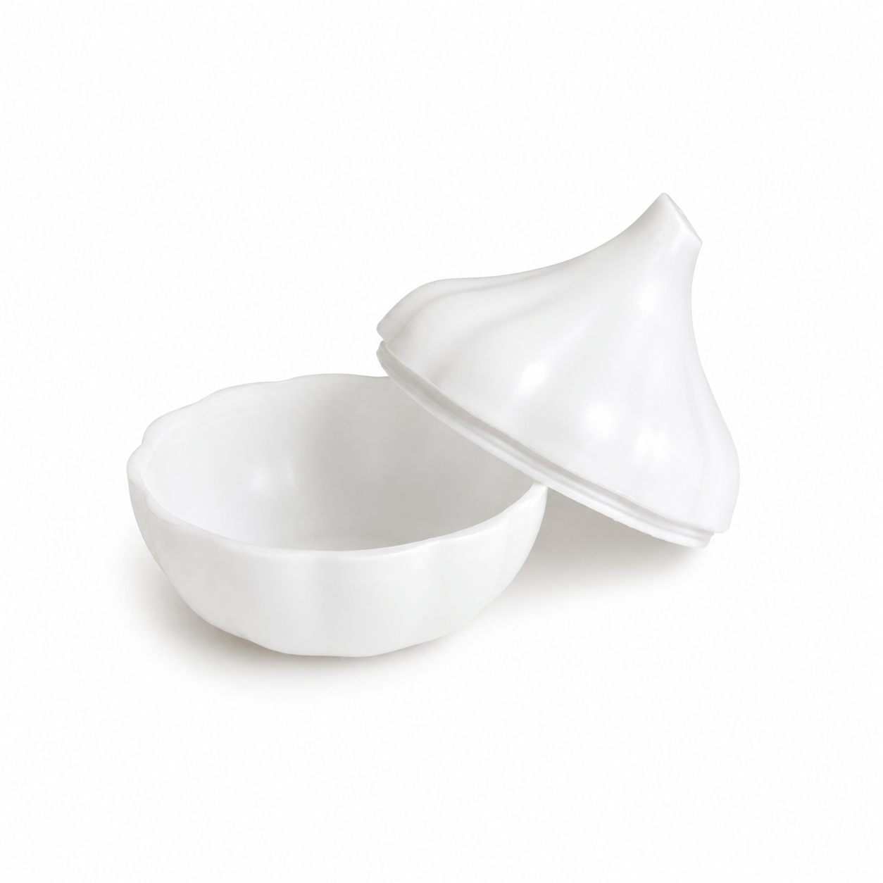 TEMU A Creative Garlic-shaped Storage Box | Can Store Garlic Bulbs, Small Items, Household Desktop Storage Jar, Desktop Sundries Organizer, Cute