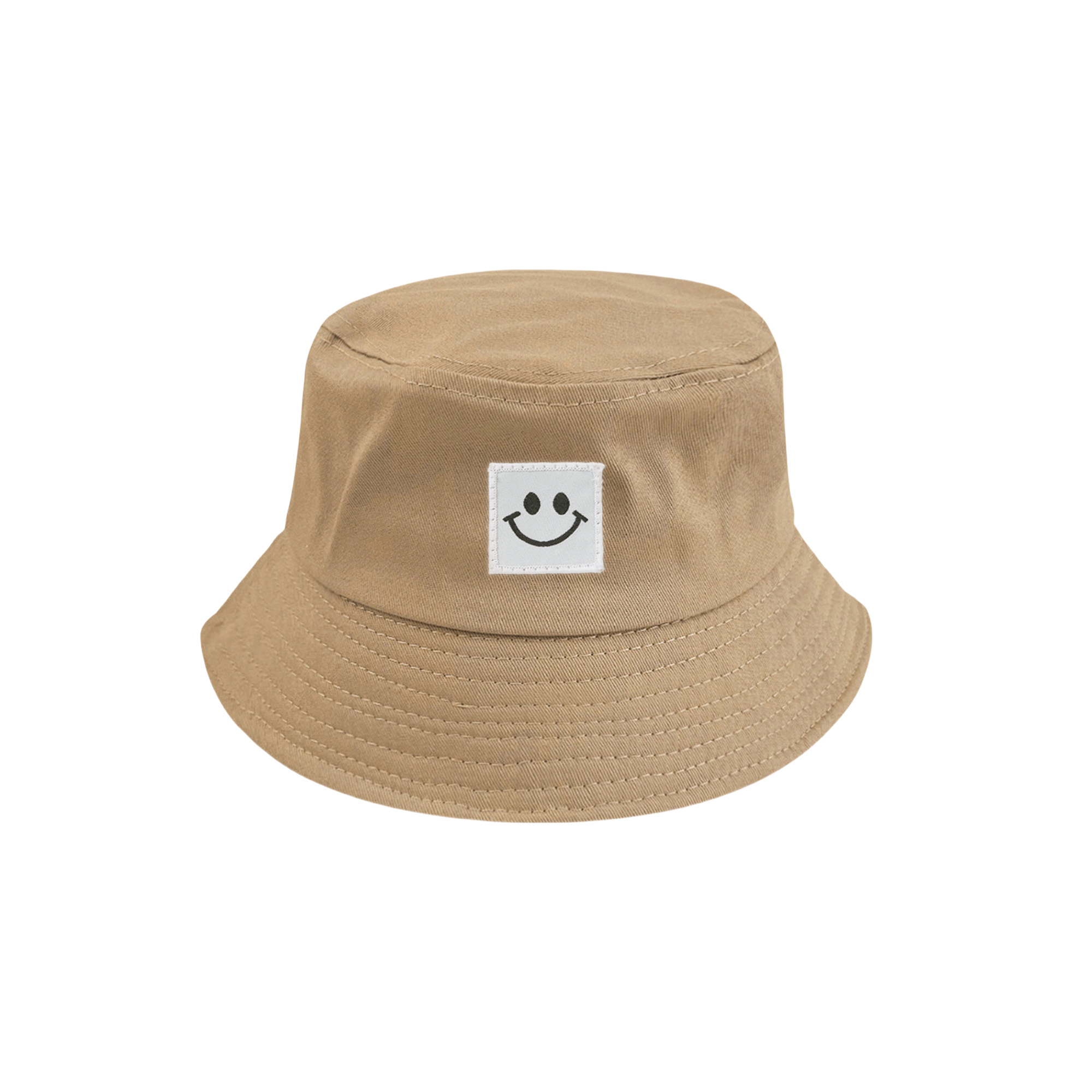 E-shop Frühlings-/Sommer-Outdoor-Fischerhut für Kinder von 3-9 Jahren mit niedlichem, fröhlichem Gesichtsmuster. Erhältlich in mehreren Farben Größen.