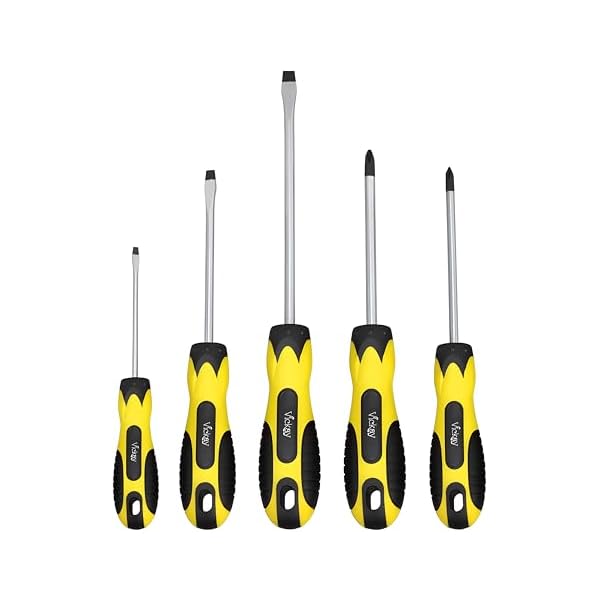6pcs magnetic screwdriver set with slotted & phillips heads, heavy duty rust-resistant metal/plastic construction, permanent magnetic tips & ergonomic non-slip handle -   color-coded diy tool kit for  ,  , electronics, furniture assembly (no power required),   tools, electronics repair,  , sturdy construction, precision tools, hand tool collection, craft enthusiasts, professional repair, precision screwdriver set, tool set Product details 3