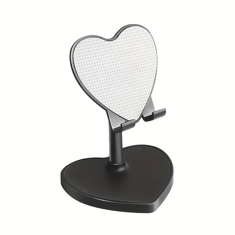 E-shop 1 Stück Liebe Herz Handyhalter Schreibtisch Verstellbar Faltbar Selfie-Ständer Universal Handy Tablet Tischhalterung